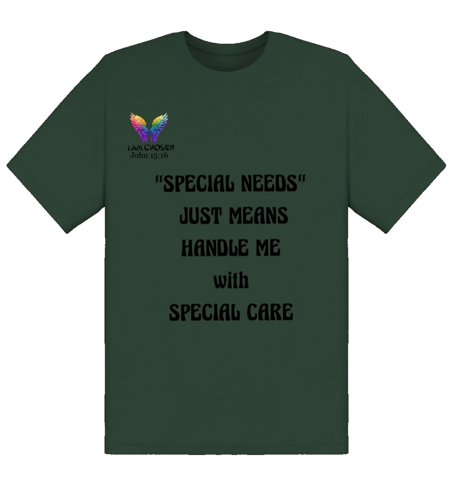 Autism Awareness Cotton Crew Neck Short Sleeve T-Shirt