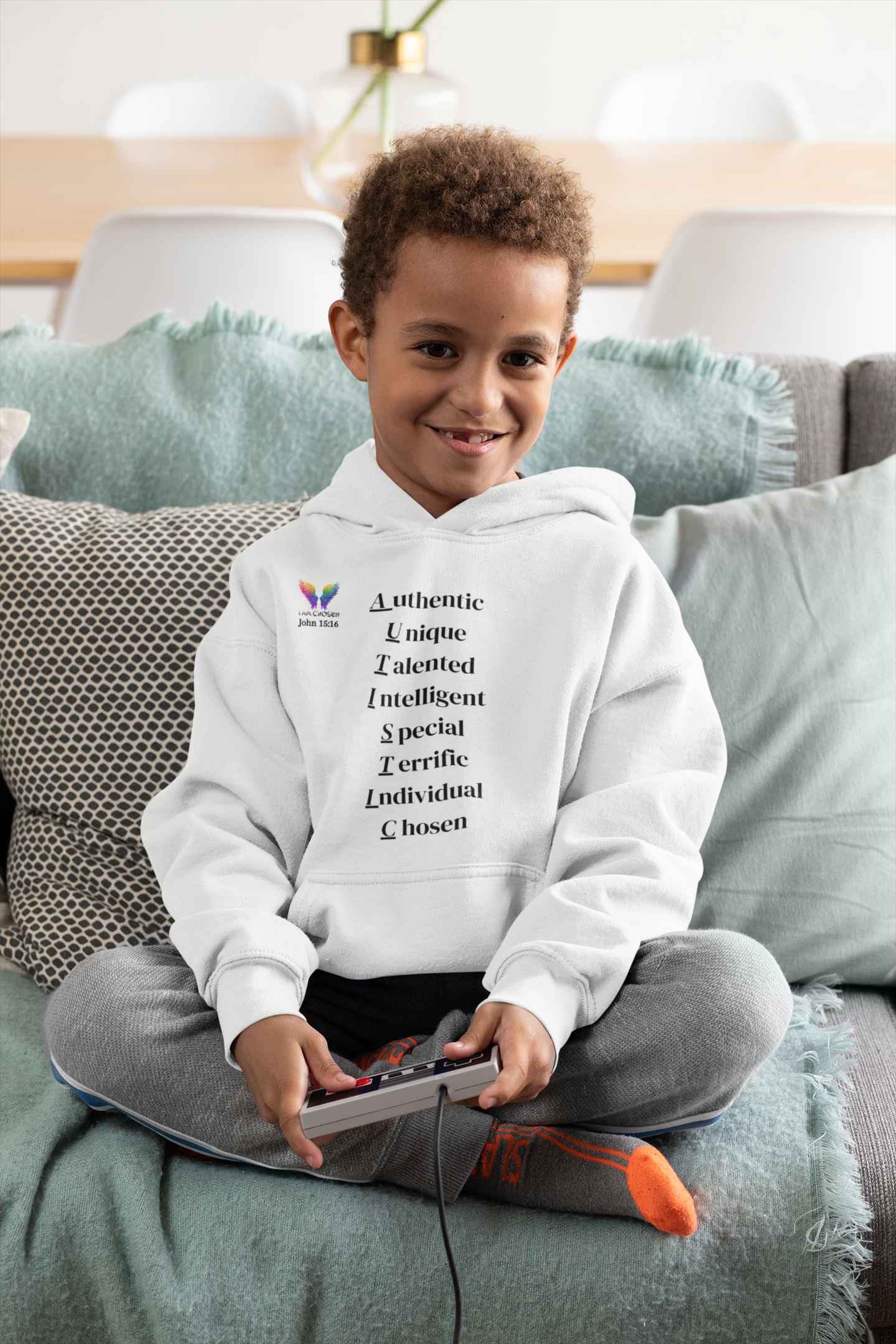 Autism Awareness Warm Cotton Winter Hoodie