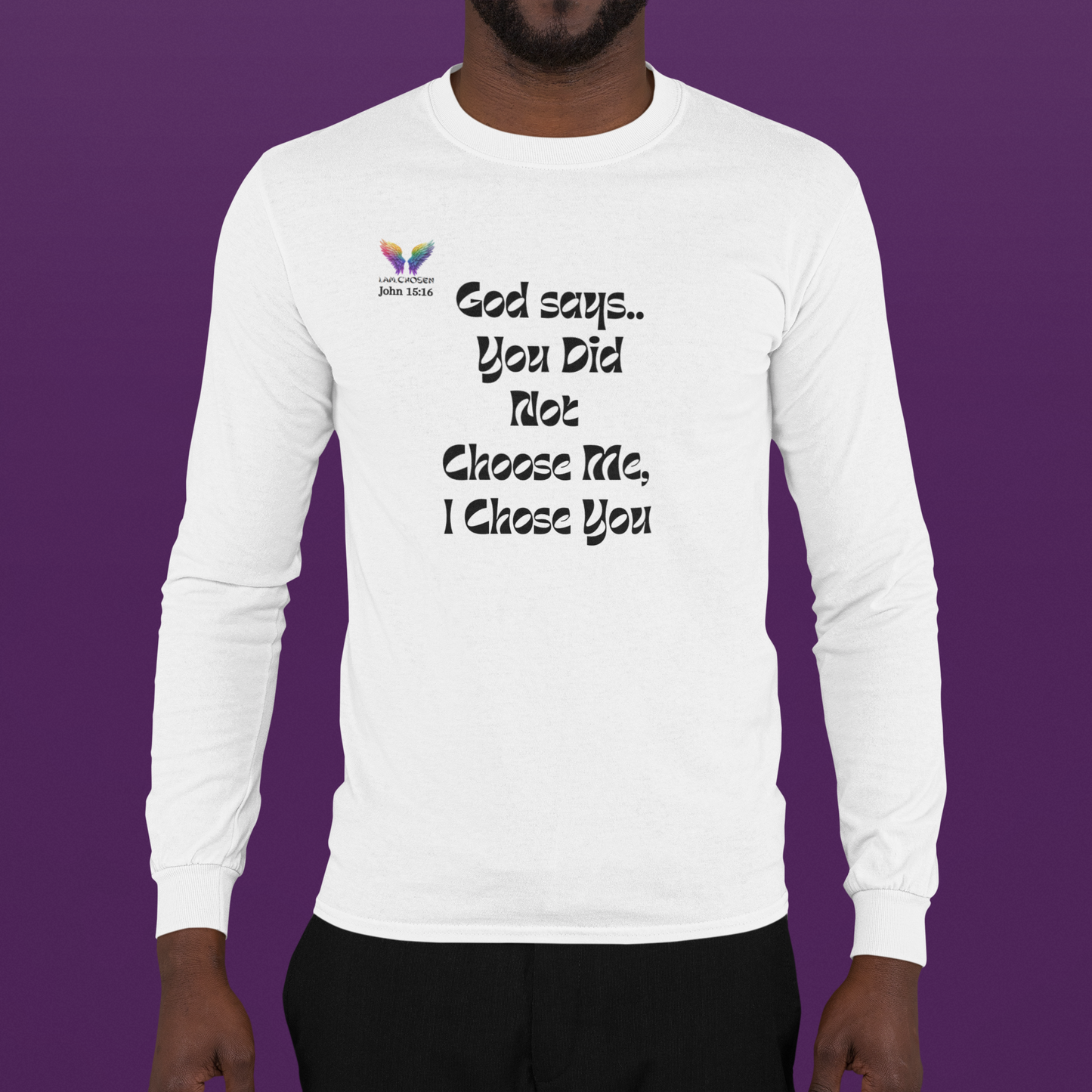 Autism Awareness Cotton Crew Neck Long Sleeve T-Shirt